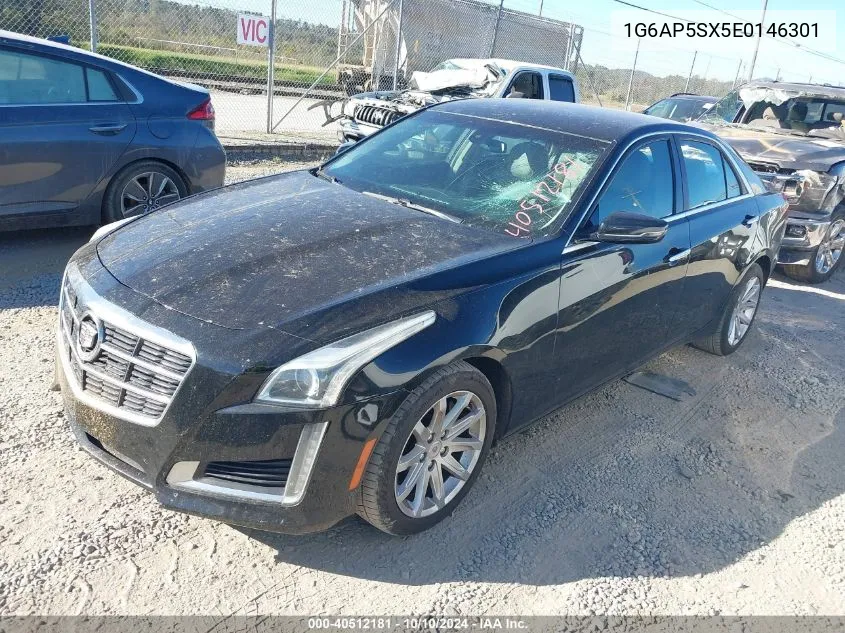 2014 Cadillac Cts Standard VIN: 1G6AP5SX5E0146301 Lot: 40512181