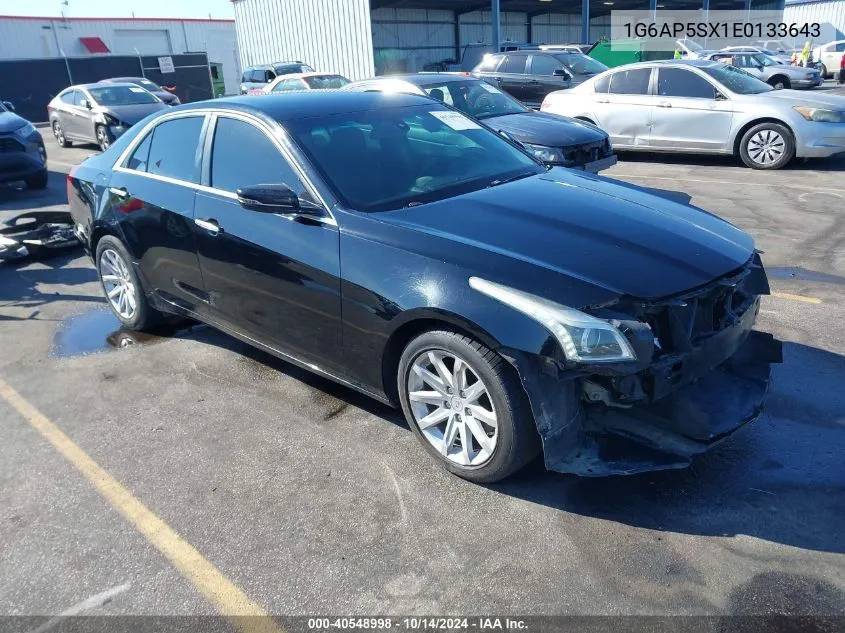 2014 Cadillac Cts Standard VIN: 1G6AP5SX1E0133643 Lot: 40548998