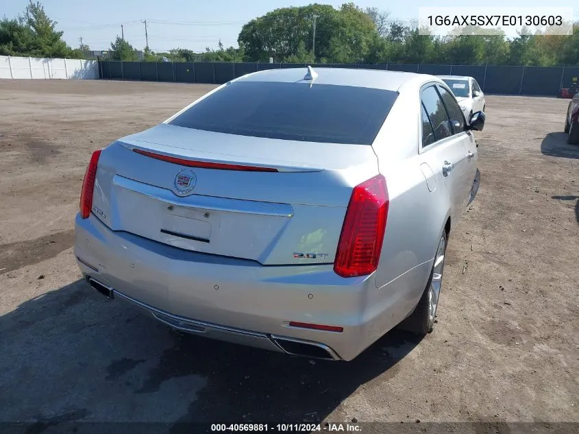 2014 Cadillac Cts Luxury VIN: 1G6AX5SX7E0130603 Lot: 40569881