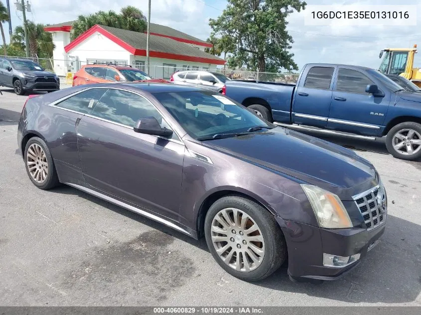 2014 Cadillac Cts Performance Collection VIN: 1G6DC1E35E0131016 Lot: 40600829