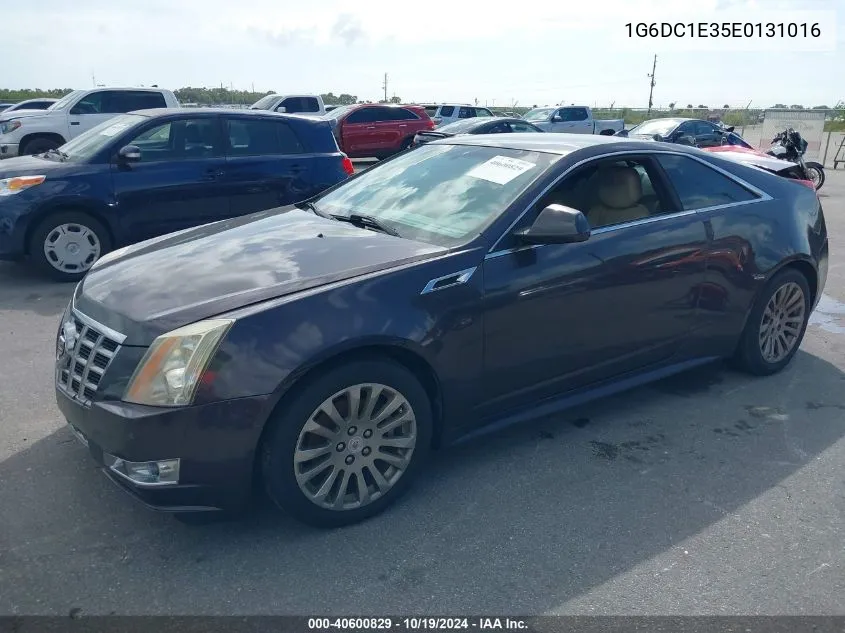 2014 Cadillac Cts Performance Collection VIN: 1G6DC1E35E0131016 Lot: 40600829