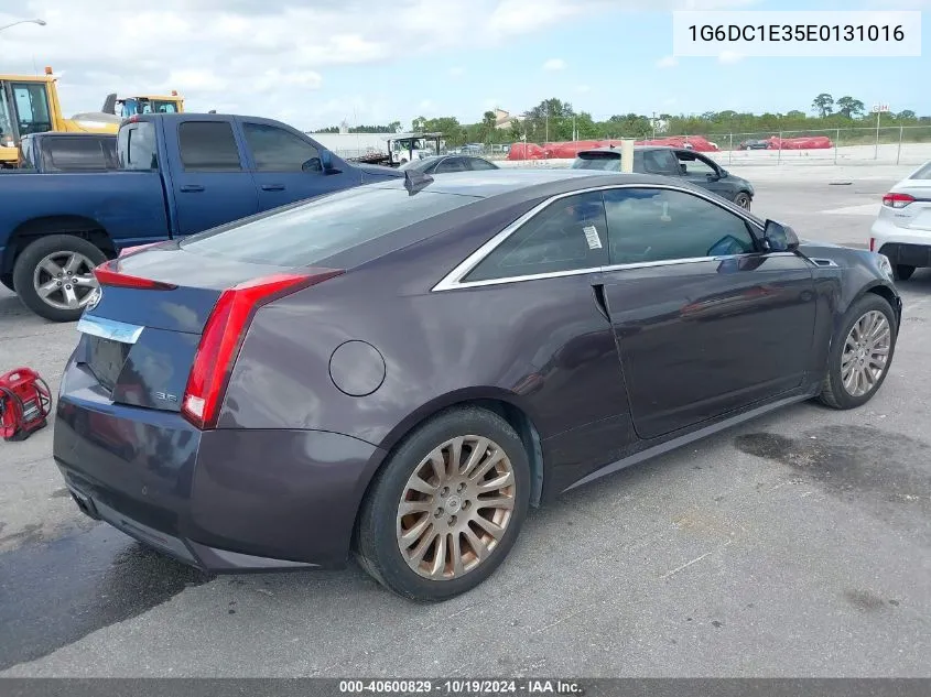 2014 Cadillac Cts Performance Collection VIN: 1G6DC1E35E0131016 Lot: 40600829