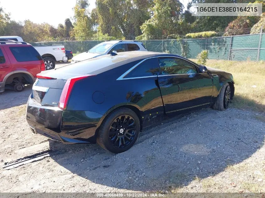 2014 Cadillac Cts Standard VIN: 1G6DE1E38E0164215 Lot: 40668499