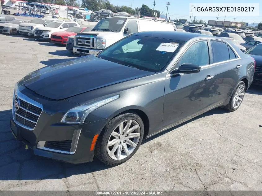 2014 Cadillac Cts Luxury VIN: 1G6AR5SX7E0180217 Lot: 40672761