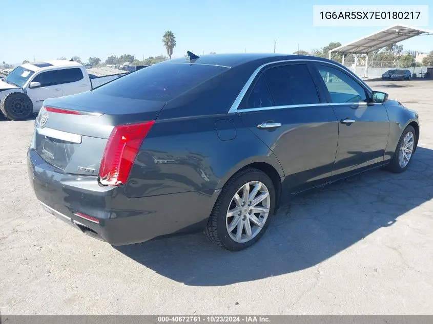 2014 Cadillac Cts Luxury VIN: 1G6AR5SX7E0180217 Lot: 40672761