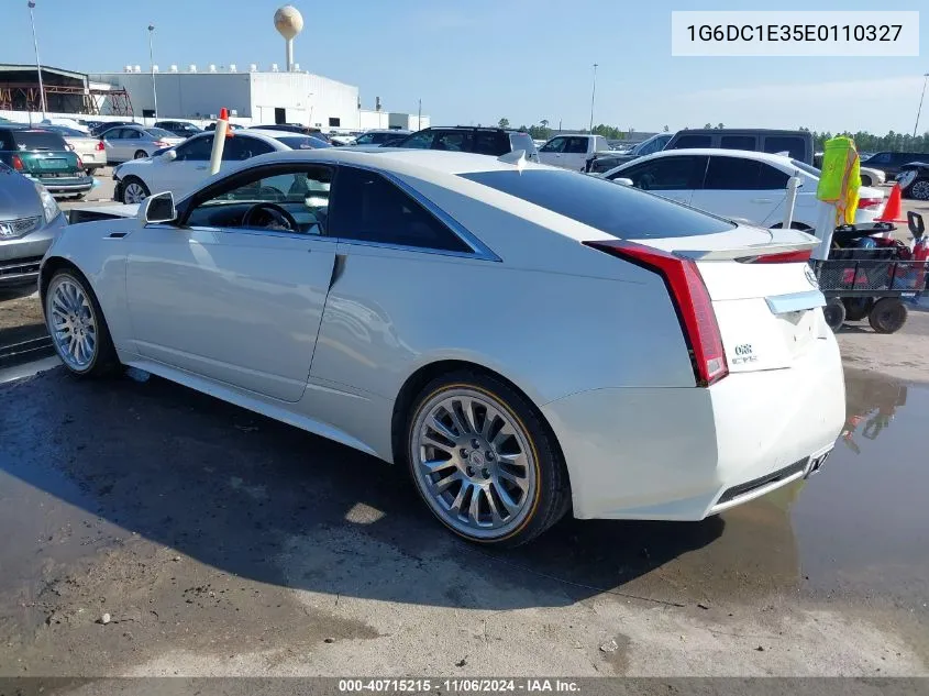 2014 Cadillac Cts Performance VIN: 1G6DC1E35E0110327 Lot: 40715215