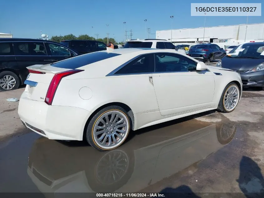 2014 Cadillac Cts Performance VIN: 1G6DC1E35E0110327 Lot: 40715215