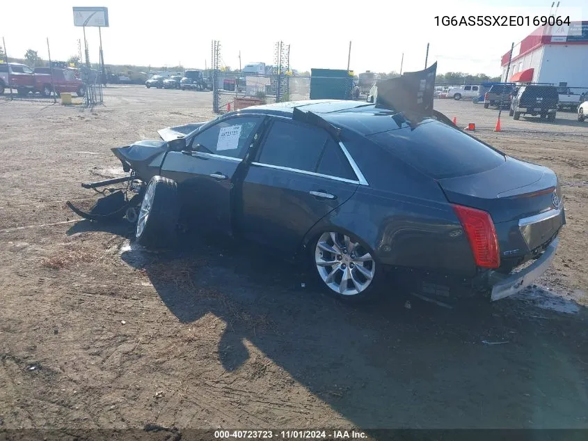 2014 Cadillac Cts Performance VIN: 1G6AS5SX2E0169064 Lot: 40723723