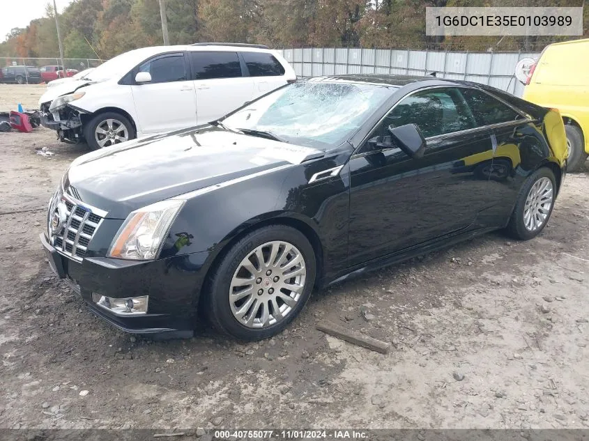 2014 Cadillac Cts Performance VIN: 1G6DC1E35E0103989 Lot: 40755077