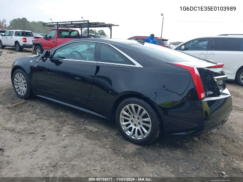 2014 Cadillac Cts Performance VIN: 1G6DC1E35E0103989 Lot: 40755077