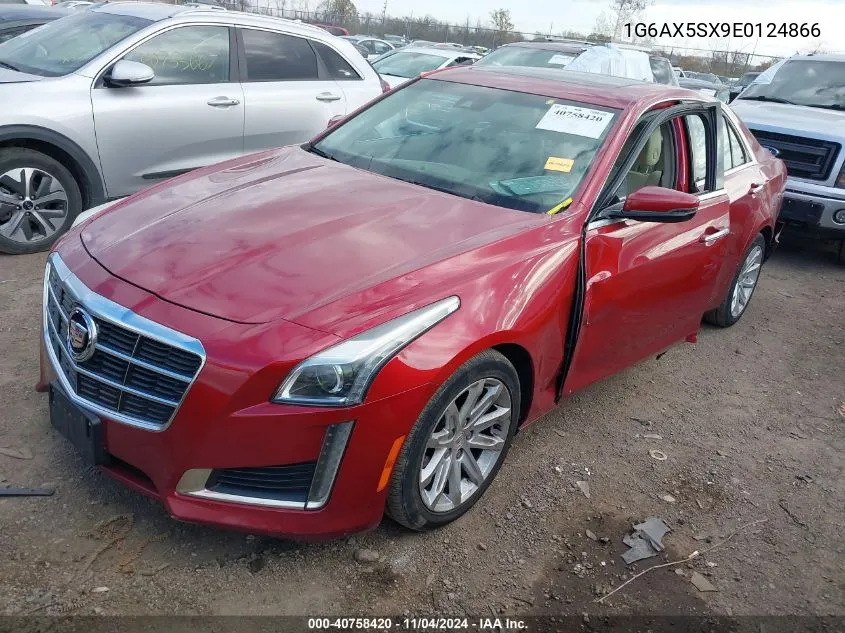 2014 Cadillac Cts Luxury VIN: 1G6AX5SX9E0124866 Lot: 40758420