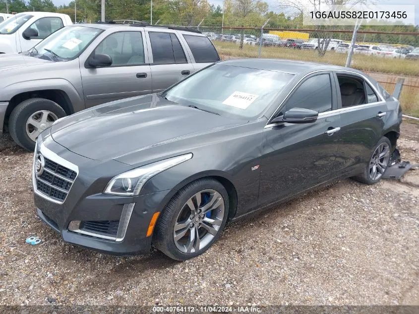 2014 Cadillac Cts VIN: 1G6AU5S82E0173456 Lot: 40764112