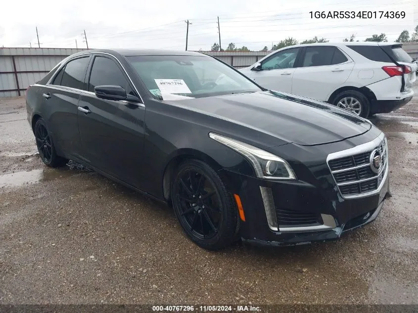 2014 Cadillac Cts Luxury VIN: 1G6AR5S34E0174369 Lot: 40767296