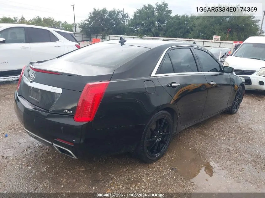 2014 Cadillac Cts Luxury VIN: 1G6AR5S34E0174369 Lot: 40767296