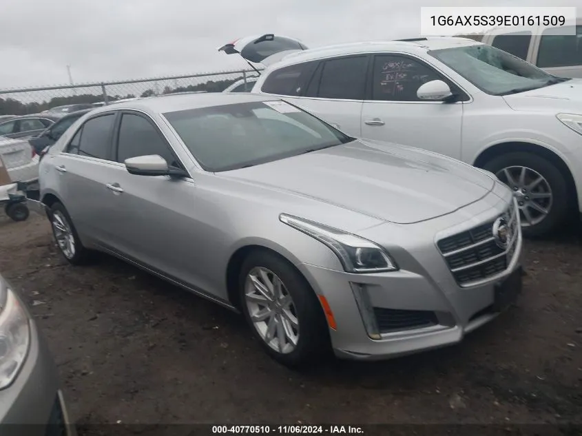 2014 Cadillac Cts Luxury VIN: 1G6AX5S39E0161509 Lot: 40770510