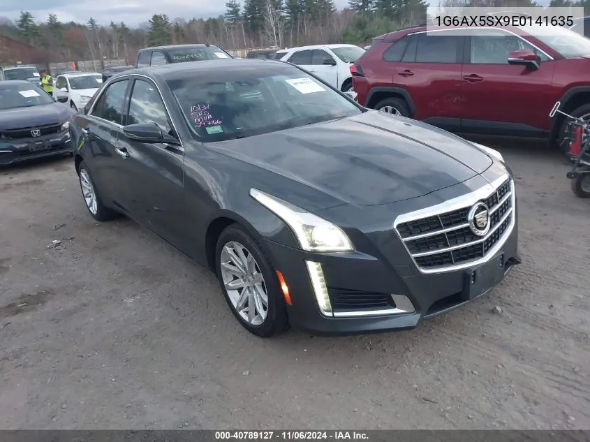 2014 Cadillac Cts Luxury VIN: 1G6AX5SX9E0141635 Lot: 40789127