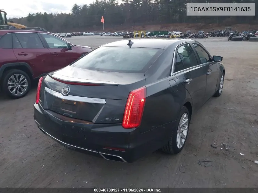 2014 Cadillac Cts Luxury VIN: 1G6AX5SX9E0141635 Lot: 40789127