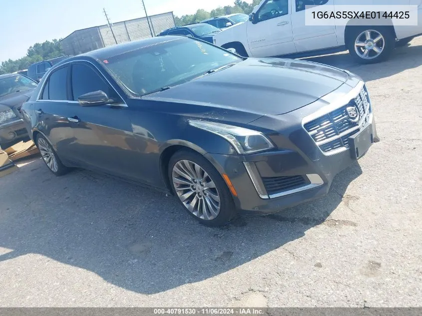 2014 Cadillac Cts Performance VIN: 1G6AS5SX4E0144425 Lot: 40791530