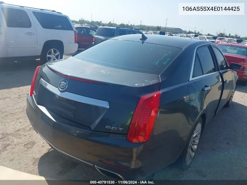 2014 Cadillac Cts Performance VIN: 1G6AS5SX4E0144425 Lot: 40791530