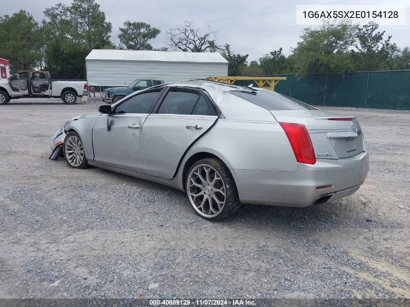 2014 Cadillac Cts Luxury VIN: 1G6AX5SX2E0154128 Lot: 40809129