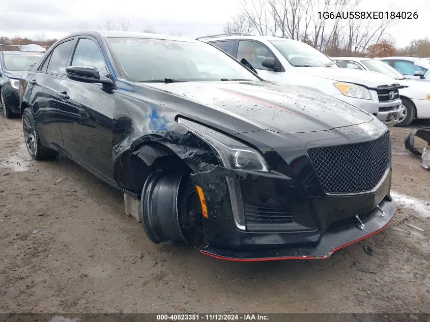 1G6AU5S8XE0184026 2014 Cadillac Cts Vsport