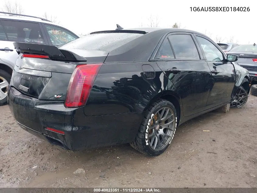 1G6AU5S8XE0184026 2014 Cadillac Cts Vsport