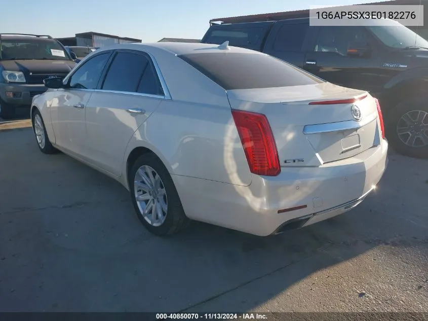 2014 Cadillac Cts Standard VIN: 1G6AP5SX3E0182276 Lot: 40850070