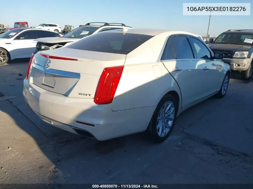 2014 Cadillac Cts Standard VIN: 1G6AP5SX3E0182276 Lot: 40850070