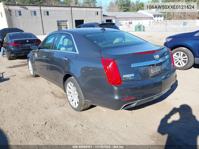 2014 Cadillac Cts Standard VIN: 1G6AW5SXXE0121624 Lot: 40858001