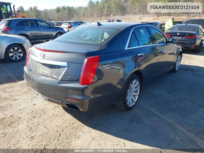 2014 Cadillac Cts Standard VIN: 1G6AW5SXXE0121624 Lot: 40858001