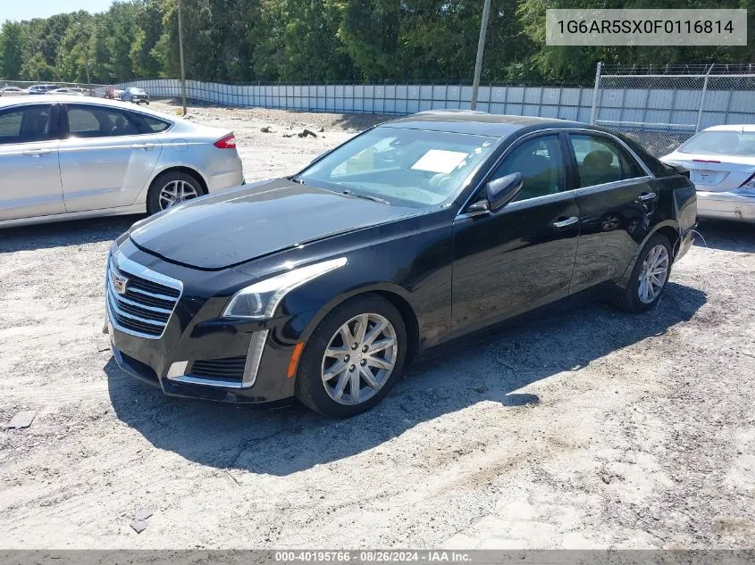 1G6AR5SX0F0116814 2015 Cadillac Cts Luxury