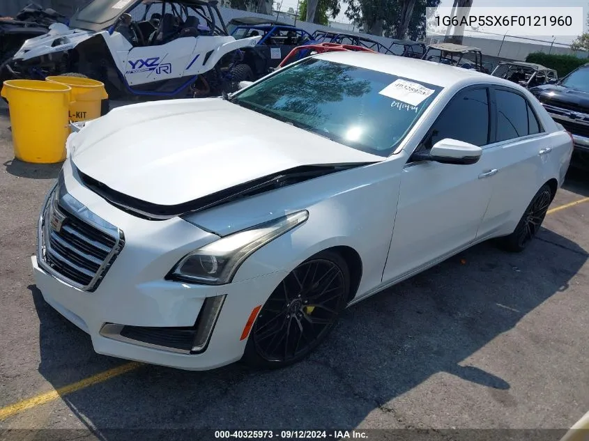 1G6AP5SX6F0121960 2015 Cadillac Cts