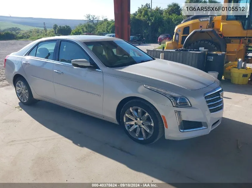 1G6AR5SX6F0105512 2015 Cadillac Cts Luxury Collection