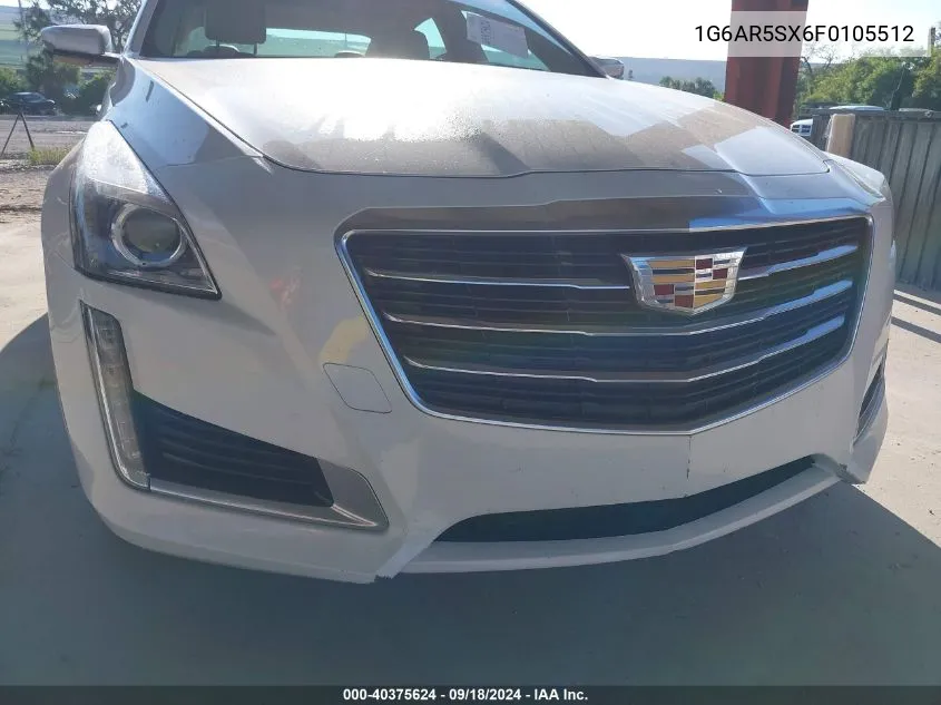 1G6AR5SX6F0105512 2015 Cadillac Cts Luxury Collection