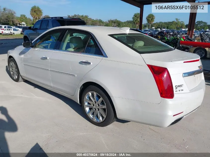 1G6AR5SX6F0105512 2015 Cadillac Cts Luxury Collection