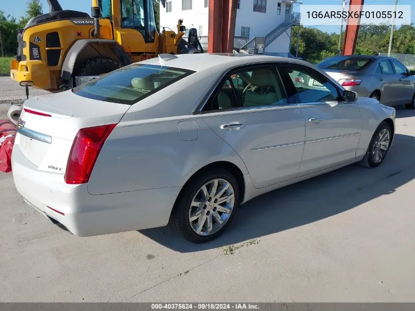 2015 Cadillac Cts Luxury Collection VIN: 1G6AR5SX6F0105512 Lot: 40375624