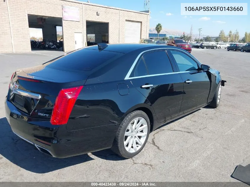 1G6AP5SX5F0143660 2015 Cadillac Cts Standard