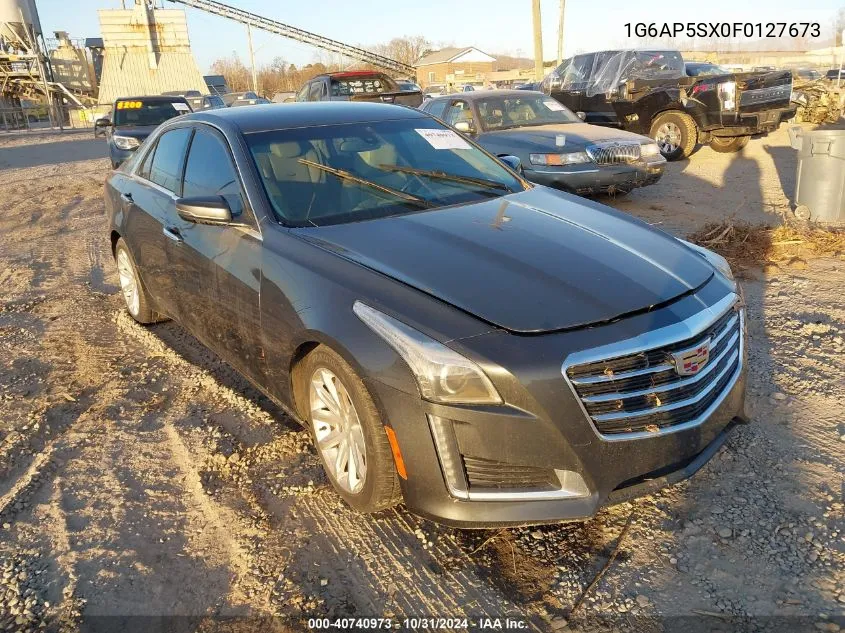 2015 Cadillac Cts Standard VIN: 1G6AP5SX0F0127673 Lot: 40740973