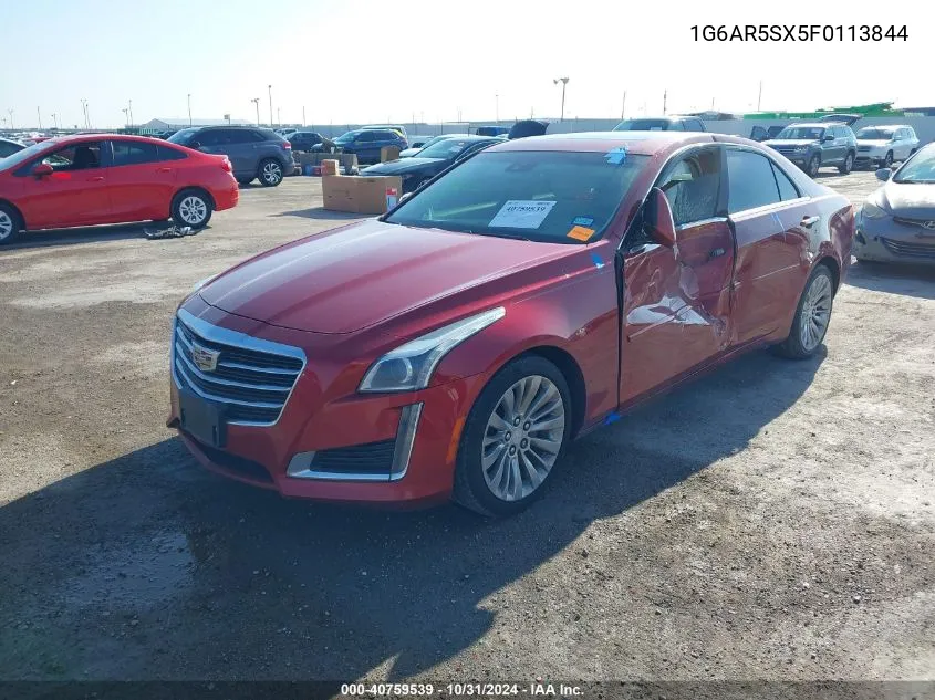 2015 Cadillac Cts Luxury VIN: 1G6AR5SX5F0113844 Lot: 40759539