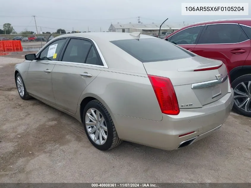 2015 Cadillac Cts Luxury VIN: 1G6AR5SX6F0105204 Lot: 40808361