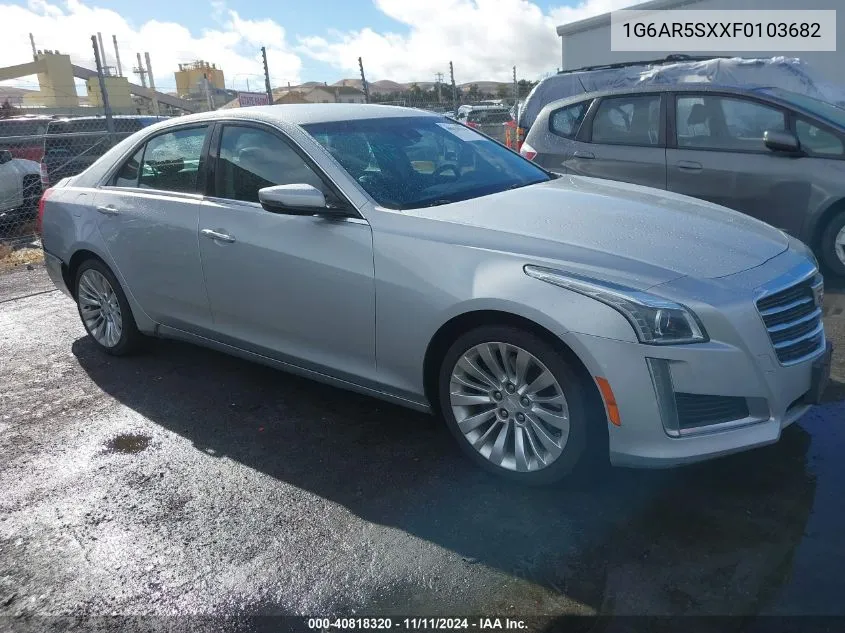 2015 Cadillac Cts Luxury VIN: 1G6AR5SXXF0103682 Lot: 40818320