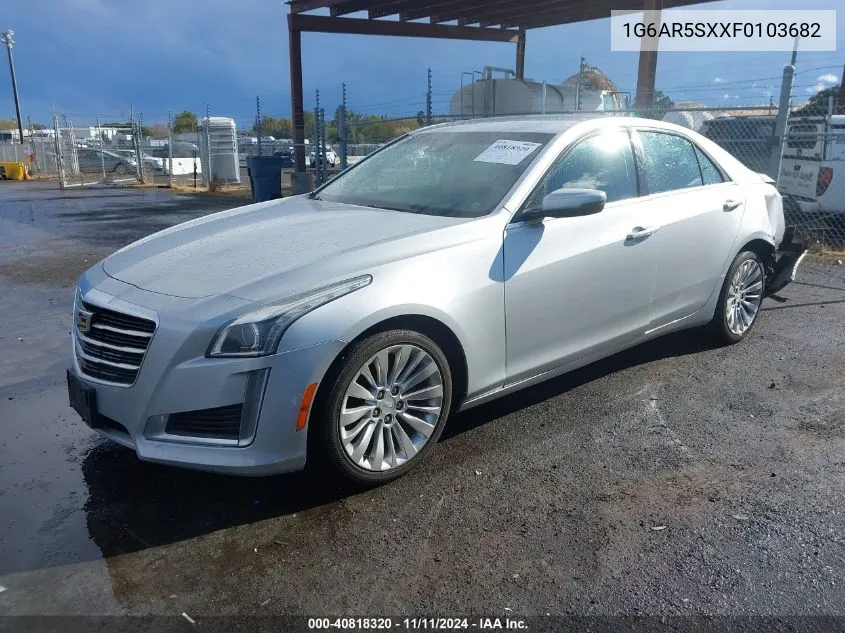 2015 Cadillac Cts Luxury VIN: 1G6AR5SXXF0103682 Lot: 40818320