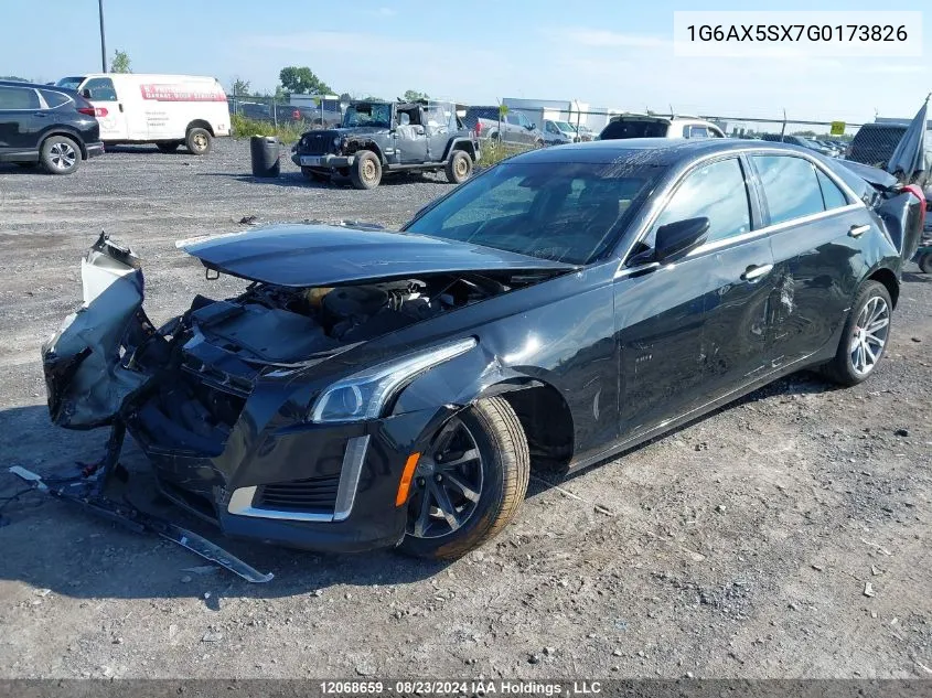 2016 Cadillac Cts VIN: 1G6AX5SX7G0173826 Lot: 12068659