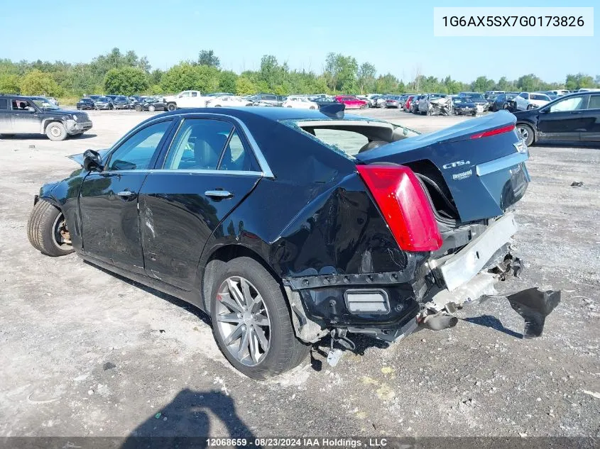 2016 Cadillac Cts VIN: 1G6AX5SX7G0173826 Lot: 12068659