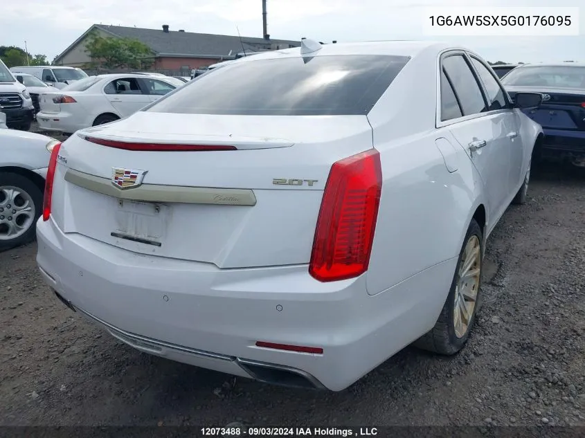 2016 Cadillac Cts VIN: 1G6AW5SX5G0176095 Lot: 12073488