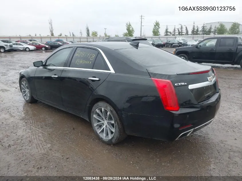 1G6AX5SS9G0123756 2016 Cadillac Cts Luxury Collection