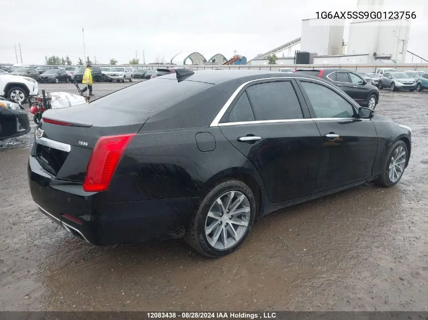 1G6AX5SS9G0123756 2016 Cadillac Cts Luxury Collection