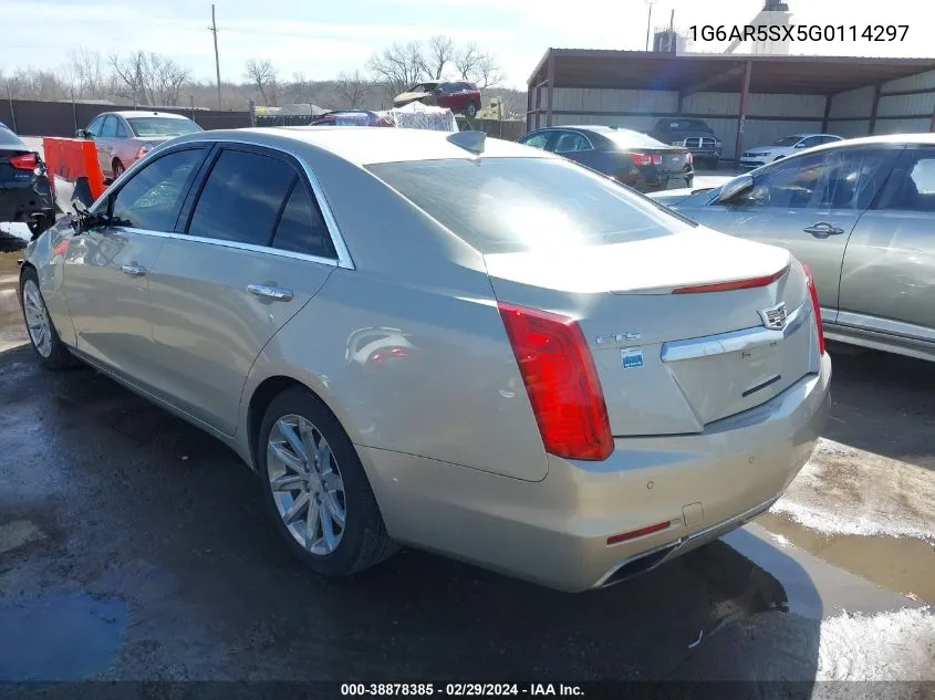 1G6AR5SX5G0114297 2016 Cadillac Cts Luxury Collection