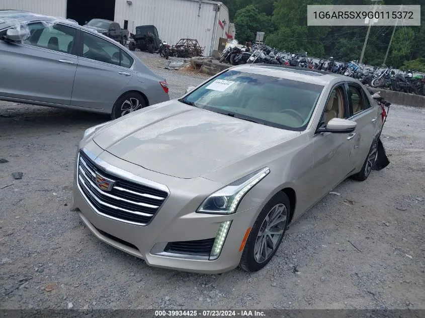 1G6AR5SX9G0115372 2016 Cadillac Cts Luxury Collection