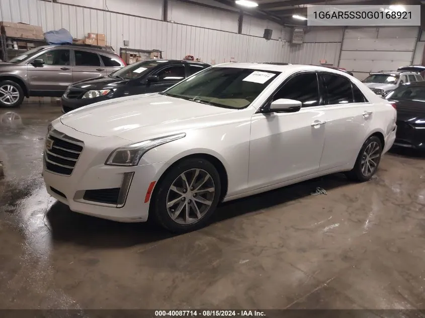 2016 Cadillac Cts Luxury Collection VIN: 1G6AR5SS0G0168921 Lot: 40087714